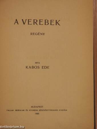 A verebek