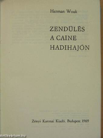 Zendülés a Caine hadihajón