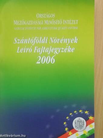 Szántóföldi Növények Leíró Fajtajegyzéke 2006