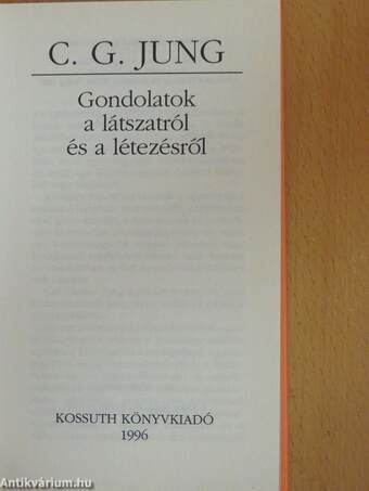 Gondolatok a látszatról és a létezésről