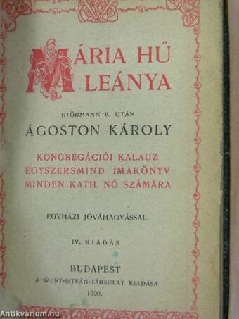 Mária hű leánya