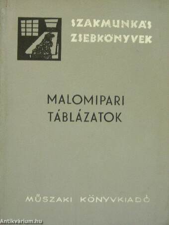 Malomipari táblázatok