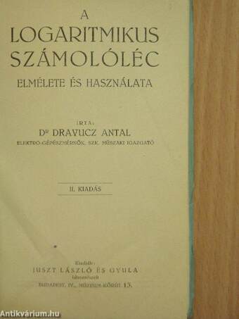 A logaritmikus számolóléc