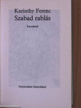 Szabad rablás