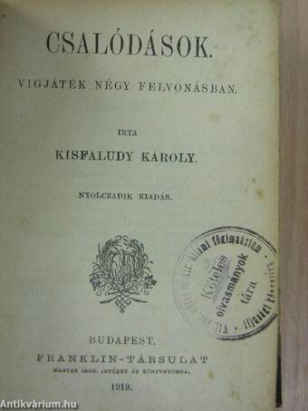 Csalódások/Irene/Vörösmarty Mihály lyrai és vegyes költeményei/Cserhalom/Eger/Gróf Széchenyi István mint iró/B. Eötvös József/Arany János/A nagymama/Csikós