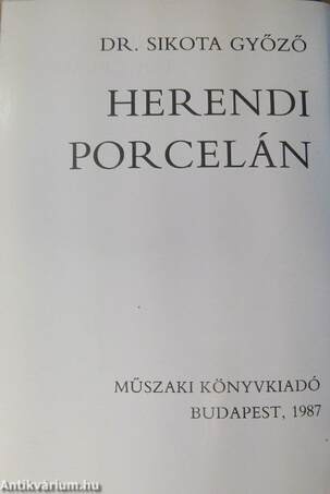 Herendi porcelán (minikönyv)