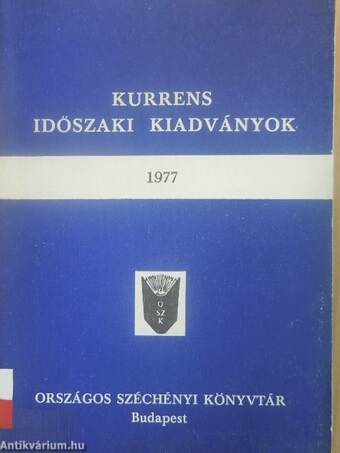 Kurrens időszaki kiadványok 1977.