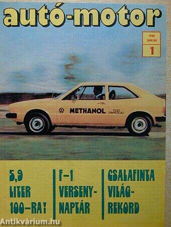 Autó-Motor Magazin 1980. január-december/Autó-Motor Magazin 1980. nyár, ősz