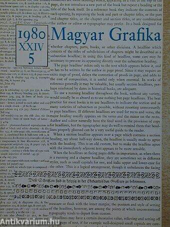 Magyar Grafika 1980/5.