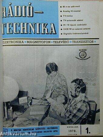 Rádiótechnika 1978. (nem teljes évfolyam)