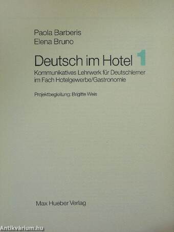 Deutsch im Hotel 1.