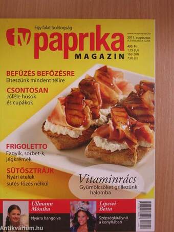 TV Paprika Magazin 2011. augusztus