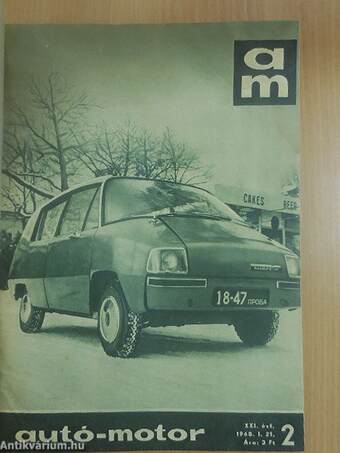 Autó-Motor 1968. (nem teljes évfolyam)