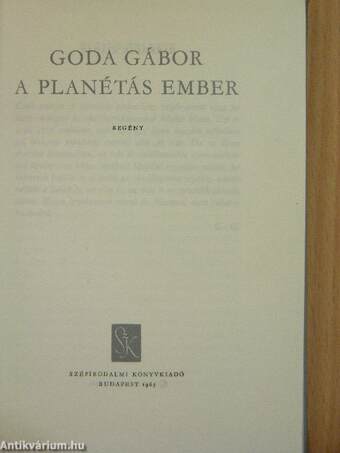 A planétás ember