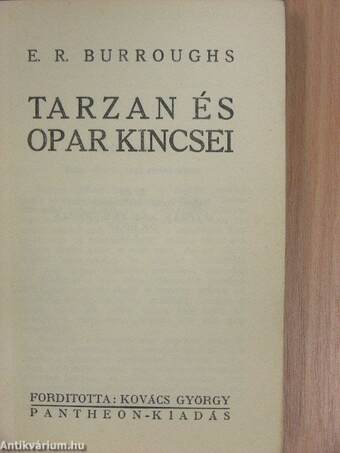 Tarzan és Opar kincsei