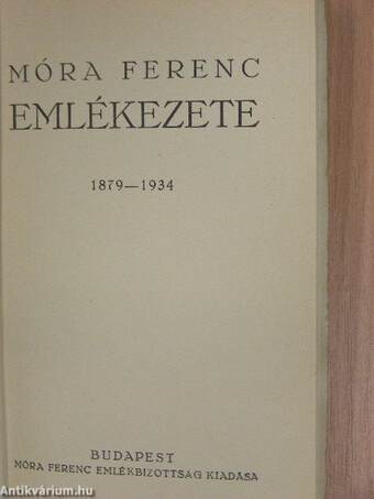 Móra Ferenc emlékezete