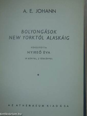 Bolyongások New Yorktól Alaskáig