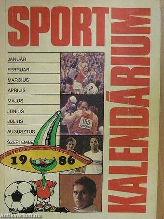 Sportkalendárium 1986