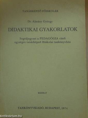 Didaktikai gyakorlatok