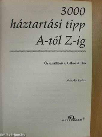 3000 háztartási tipp