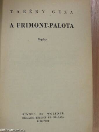 A Frimont-palota