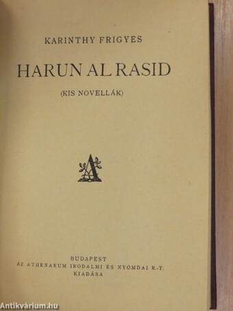 Ágneszka elment/Harun Al Rasid