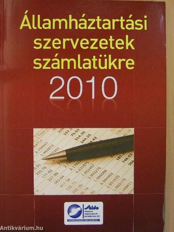 Államháztartási szervezetek számlatükre 2010