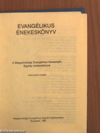 Evangélikus énekeskönyv