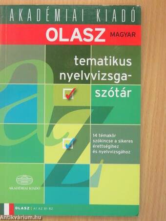 Olasz-magyar tematikus nyelvvizsgaszótár