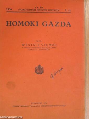 Homoki gazda