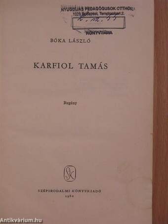 Karfiol Tamás