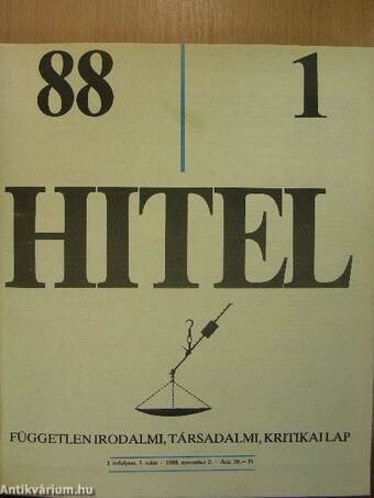 Hitel 1988-1989. (vegyes számok) (11 db)