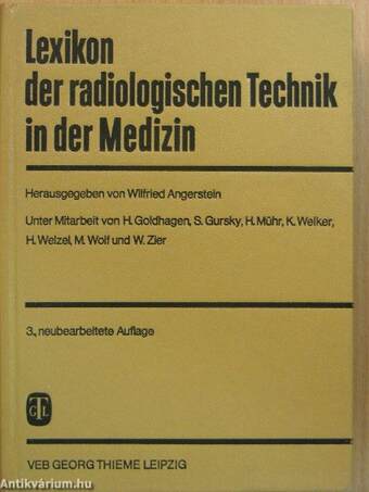 Lexikon der radiologischen Technik in der Medizin