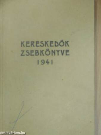 Kereskedők zsebkönyve 1941