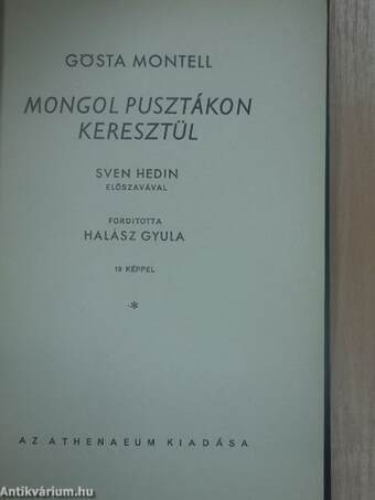 Mongol pusztákon keresztül