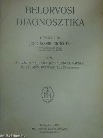 Belorvosi diagnosztika