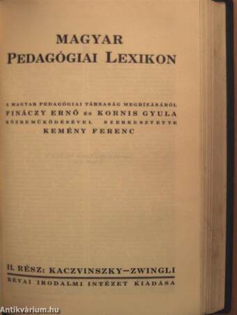 Magyar Pedagógiai Lexikon I-II.