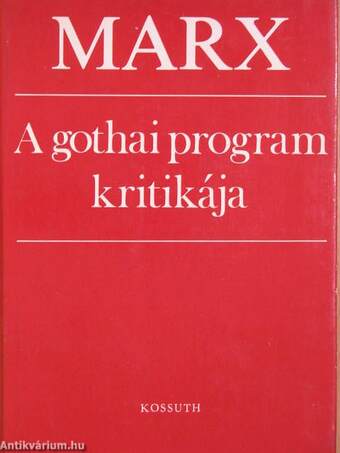 A gothai program kritikája