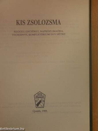 Kis zsolozsma