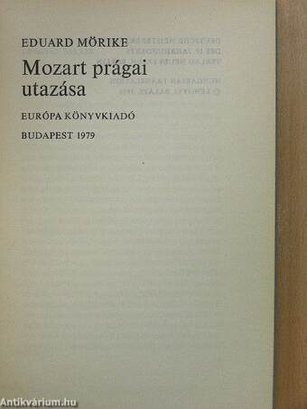 Mozart prágai utazása