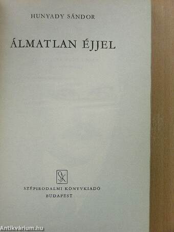 Álmatlan éjjel