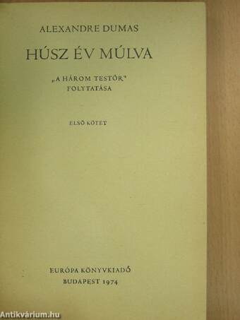 Húsz év múlva 1-2.