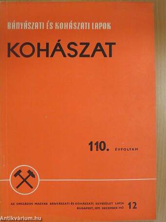 Bányászati és Kohászati Lapok - Kohászat 1977. december