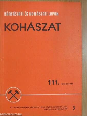 Bányászati és Kohászati Lapok - Kohászat 1978. március