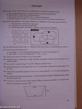 Matematika feladatsorozatok általános iskolásoknak 7. osztály