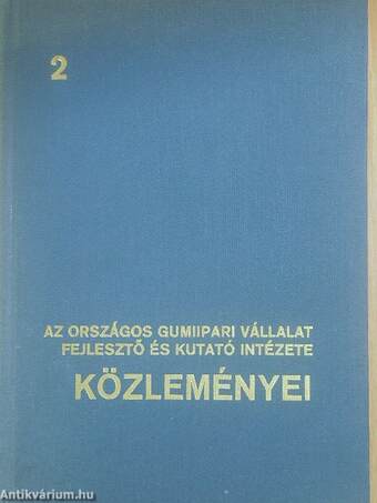 Az Országos Gumiipari Vállalat Fejlesztő és Kutató Intézete Évkönyve 2.