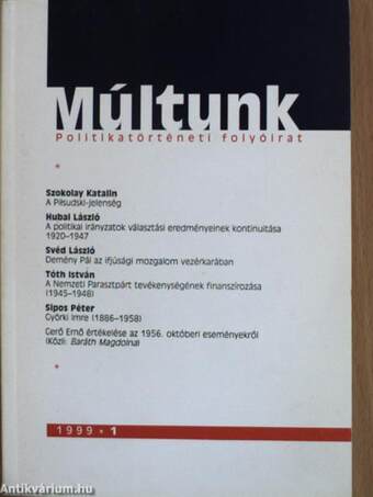 Múltunk 1999/1-4.