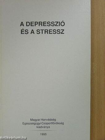 A depresszió és a stressz
