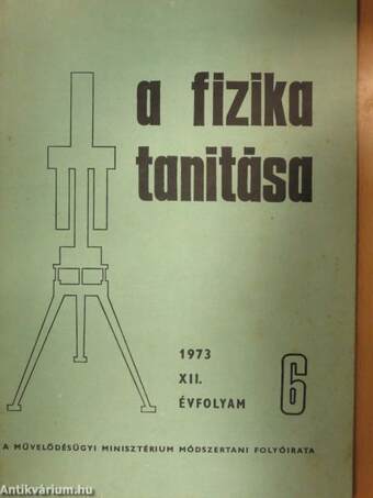 A fizika tanítása 1973/6.