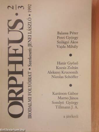 Orpheus 1992/2-3